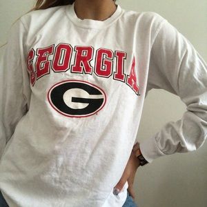 Georgia long sleeve white medium